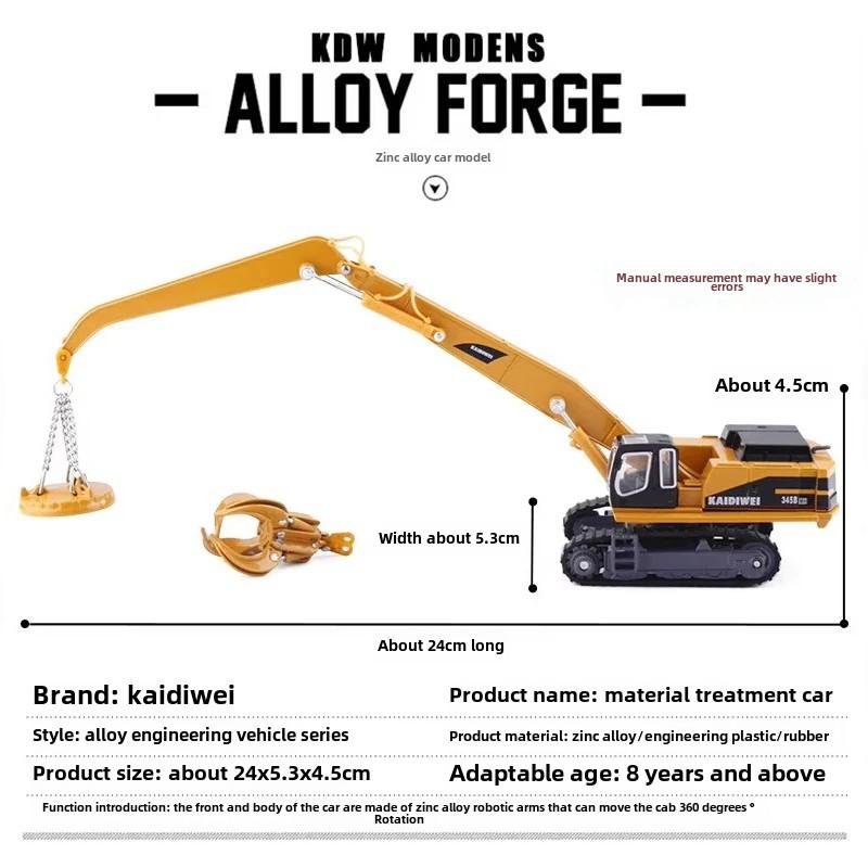 1:87 Material Handling Car Parts Replaceable Alloy Car Model Chrilden's Birthday Gift Toys Car