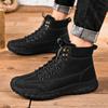 Popular Socks Mouth Cotton Shoes Independent Station Large Size Velvet Men's Shoes High Top Men's Casual Shoes Martin Boots