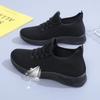 New Solid Casual Low Heel Lace-up Mesh Sneakers for Women 2024 Hot Sale Summer Rubber Ladies Shoes  Women's Vulcanize Shoes