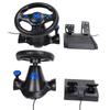 Gaming Steering Wheel 180 Degree Rotation Multifunctional 3 In 1 Game Racing Wheel with Pedals for P