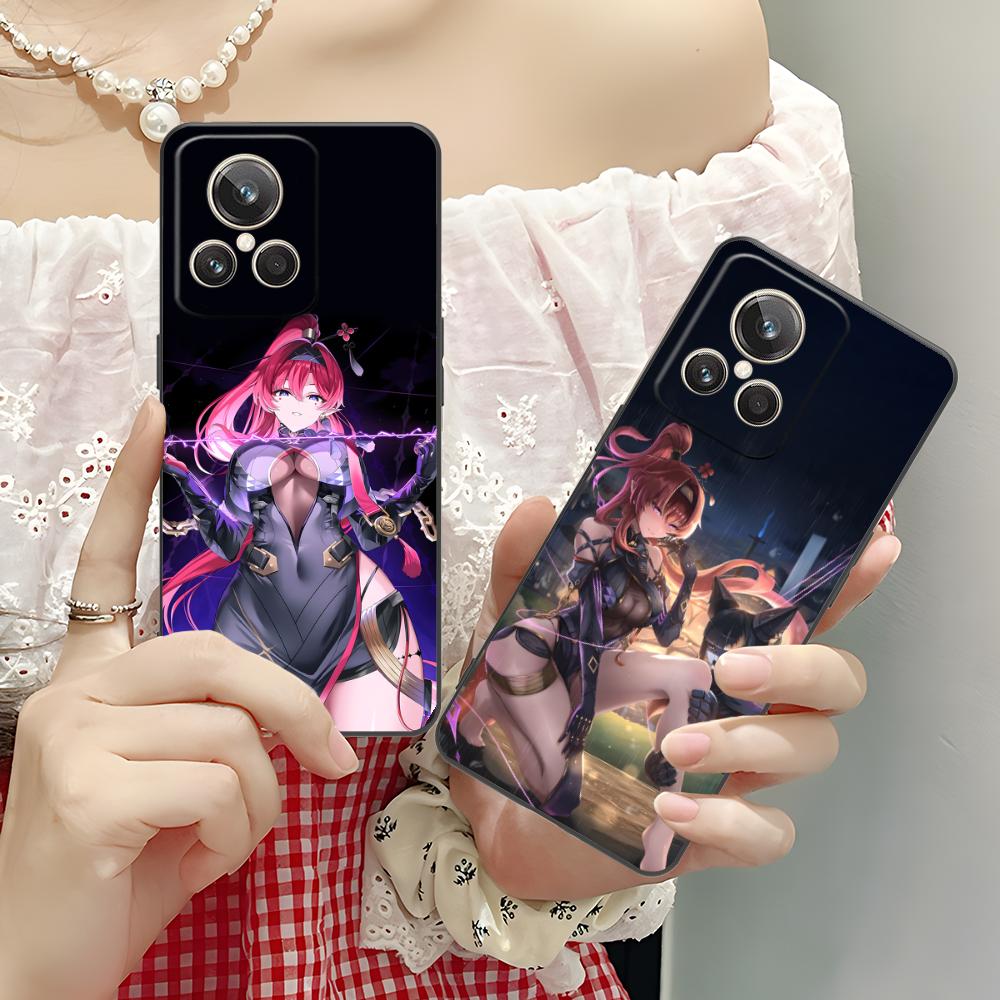 Wuthering Waves Yinlin Mobile Phone Case for Realme 15 14 13 12 11 10 9 Pro Plus T i Lite 5G Colorful Printing Cover Cover