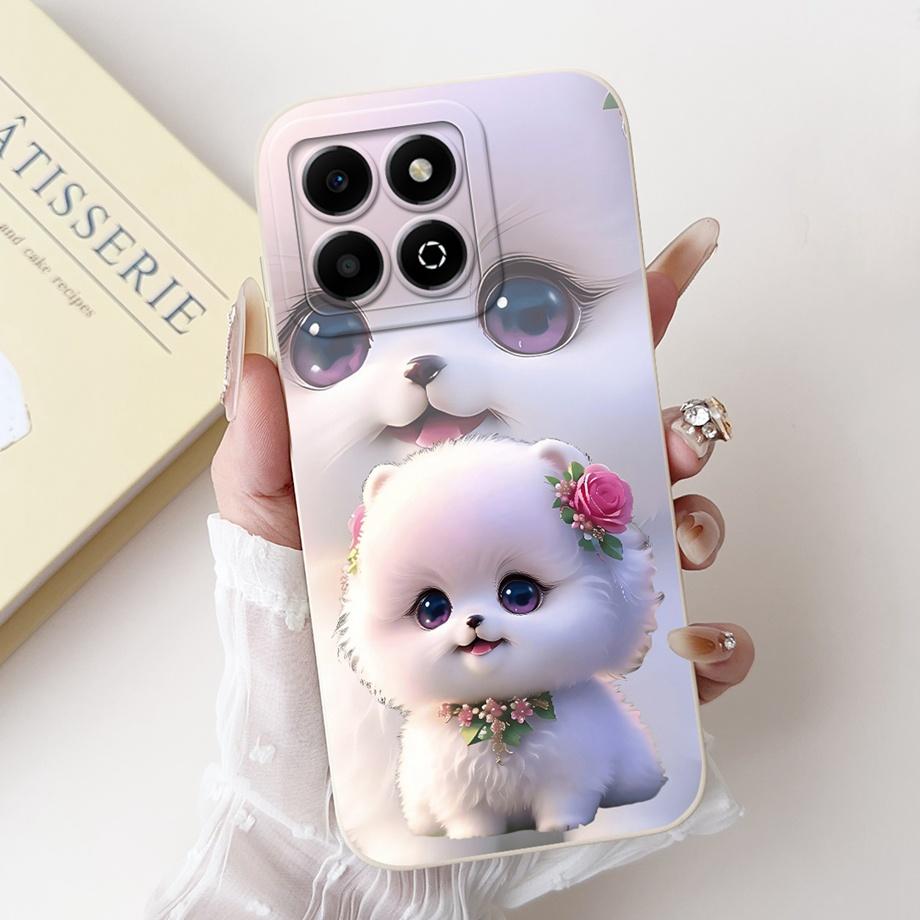 Case For Huawei Honor X6a X6b X6a Plus Phone Case For Honor X6 X6s 4G Soft Silicone Funda Women Fashion Flower Printed Cover