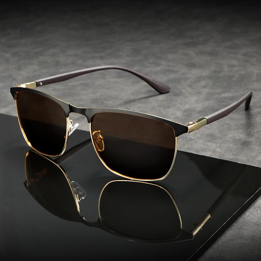 Metal Frame Sunglasses for Women Men - Colorful Lens, Stylish Design, Perfect for Daily Wear of Sunglasses and Activities