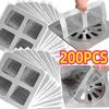 Disposable Catcher Mesh Shower Drain Covers Floor Sink Strainer Filter Hair Stopper For Bathroom Kitchen