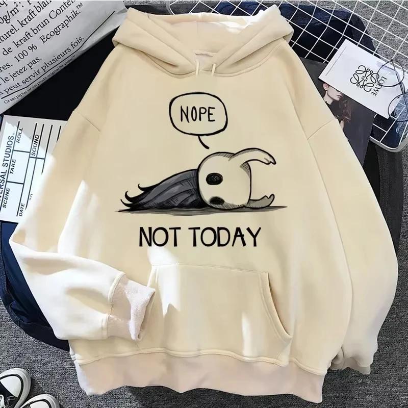 

Hollow Knight Hoodies Men Korea Ulzzang Grunge Y2k Aesthetic Female Autumn and Winter Pullover Hoodies Graphic Streetwear S