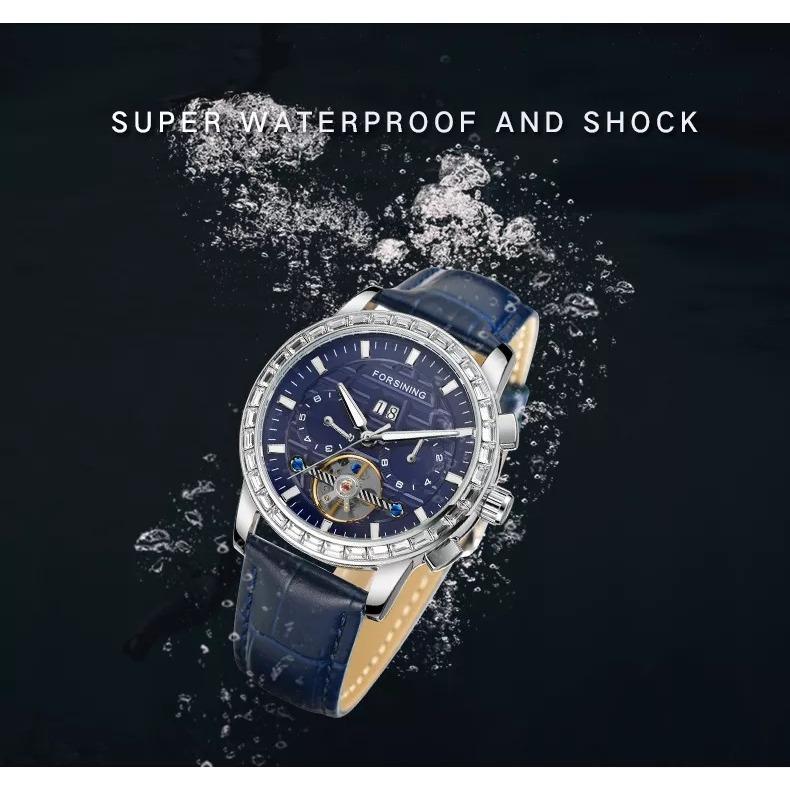 Forsining Men's Fashion Leisure Tourbillon Multi-function Automatic Mechanical Watch
