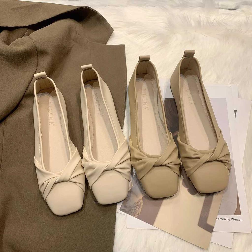 Mary Jane Shoes Gentle Soft-soled Ladyshoes Spring Versatile Flat Bottom