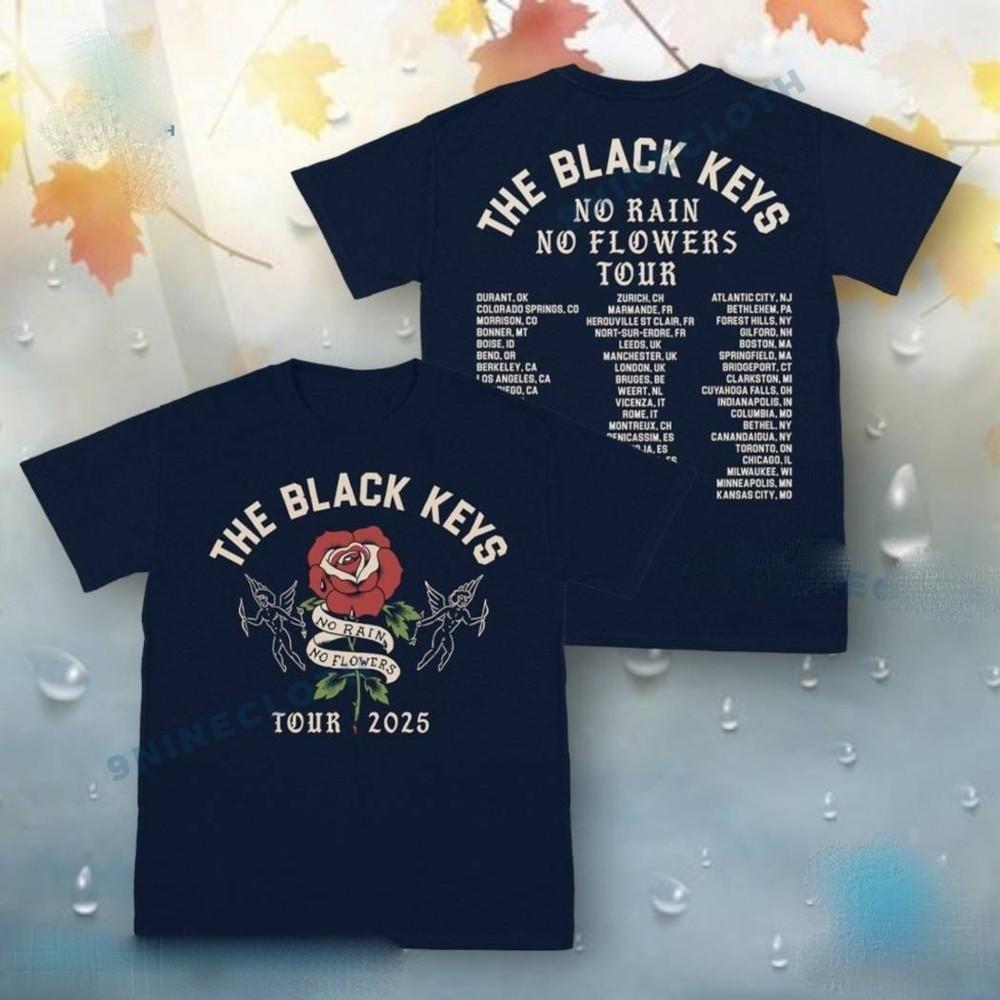 The Black Keys No Rain No Flowers Tour2025   20D2021 Unisex T-Shirt XXXXL