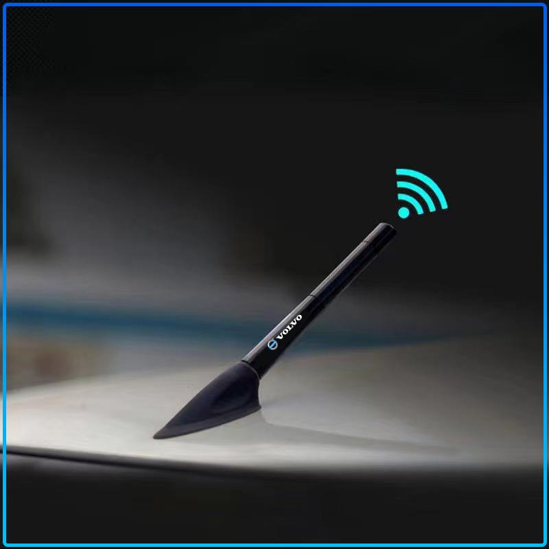 12cm Carbon Fiber Radio Car Antenna Auto Accessories sticker For Volvo 240 C70 S40 S50 S60 S70 S80 S90 V40 V50 V60 V90 XC40 XC60 XC90 Vnl Truck