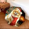 1 PC Automatic Folding Umbrella - Pomeranian Pattern, Portable & Foldable Design with 8 Ribs, Christmas Birthday Gifts