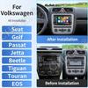 Android13 2Din Car Radio 8Core 64G  Multimedia Player GPS Wireless CarPlay For VW Volkswagen Skoda Octavia Golf 5 6 Passat B6 Po