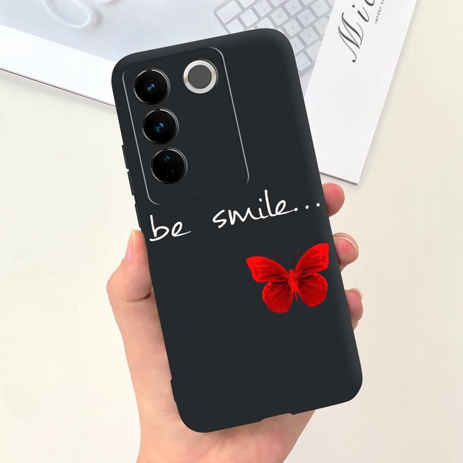 For Vivo V27 Case Vivo V27e V2237 Cute Fashion Painted Cover Soft Silicone Phone Case For Vivo V27 Pro V 27 V27e Back Cover Bags