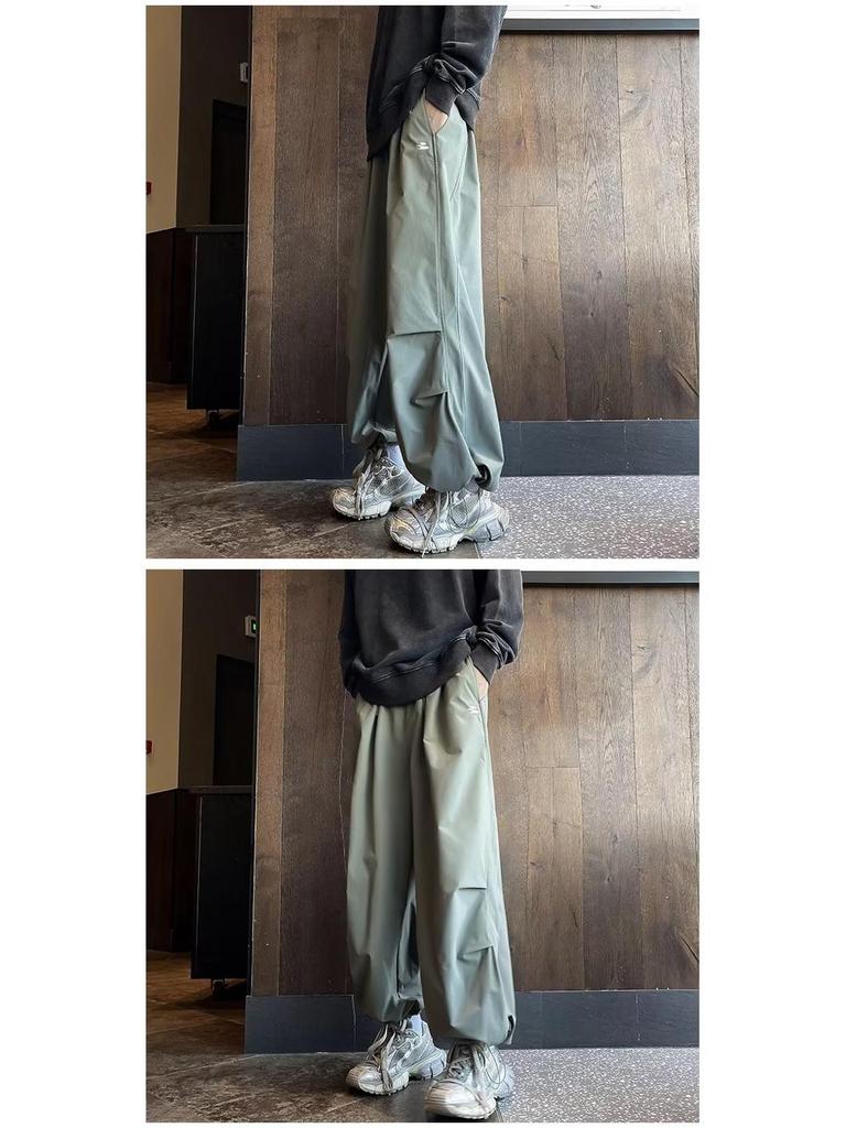 Unisex Sommer Weitbein-Fallschirmhose - Leicht, Trendig, Schnelltrocknend für Aktive Bekleidung