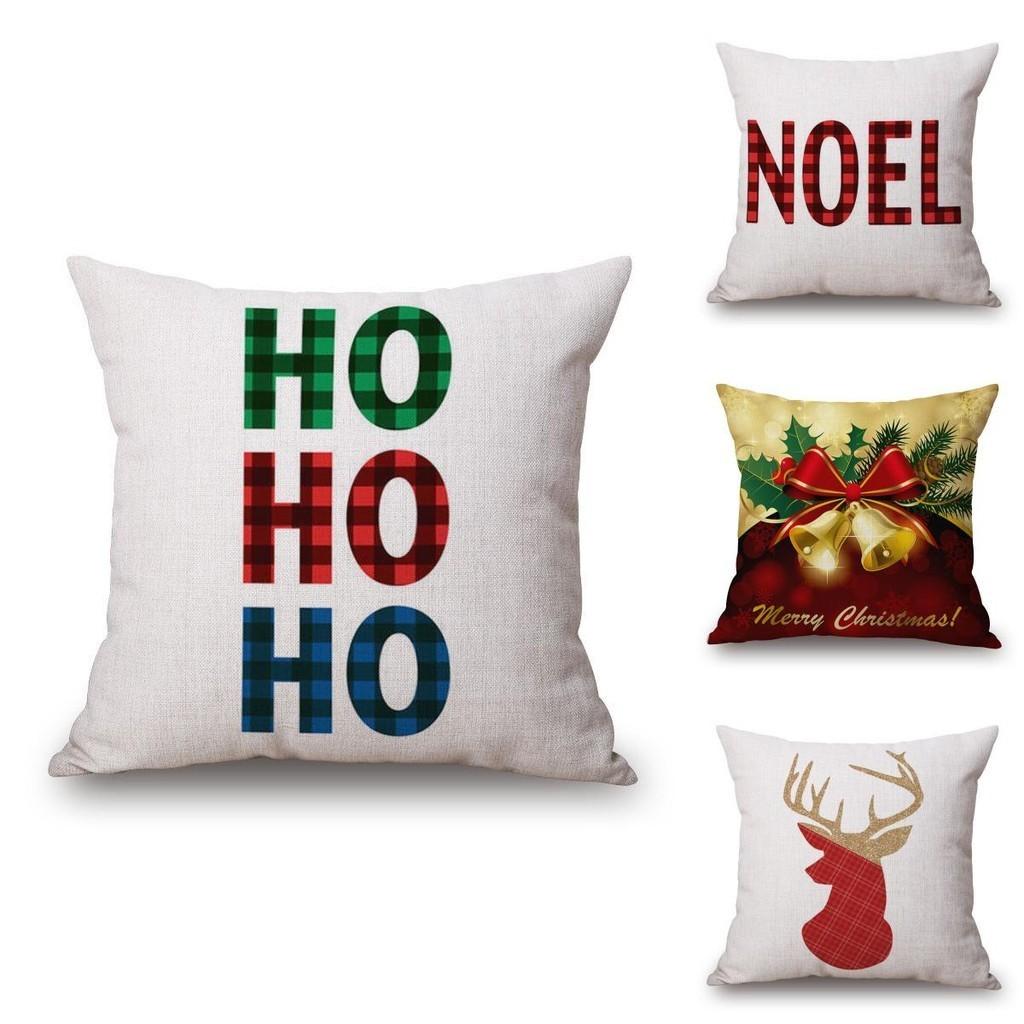 Classic Merry Christmas Xmas Gift Designed Throw Pillow Case Cover Cushion 18 X 18 Inch Ideal For Holiday Cheer And Comfort