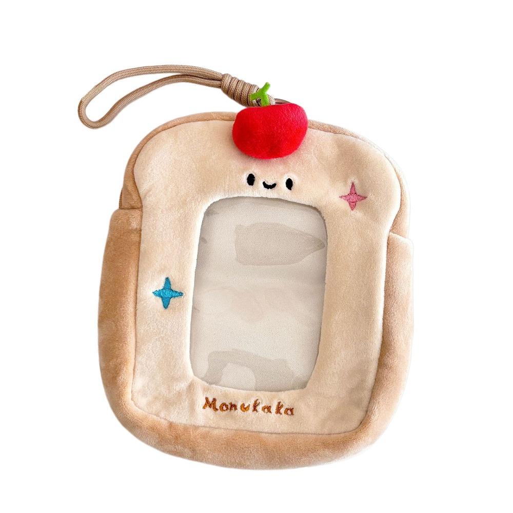 Fruit Shape Cartoon Doll Bag Cartoon Design Outdoor Doll Display Bag Doll Storage Bag  Plush Doll bread