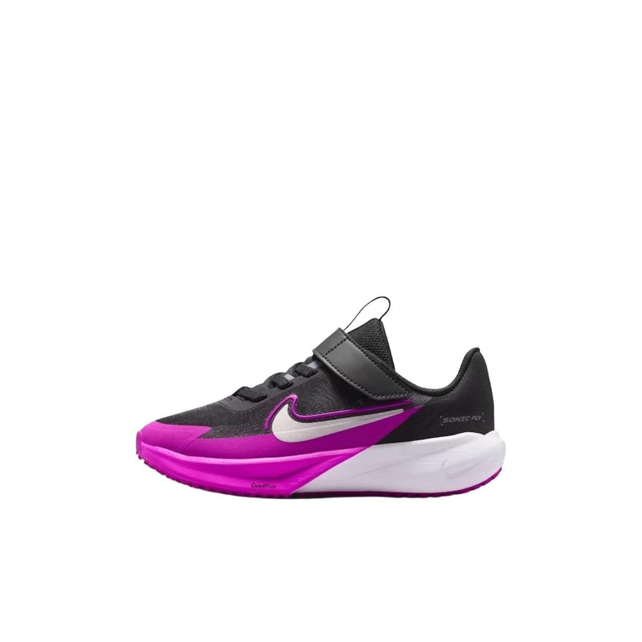 

Nike Sonic Fly Classic Удобные Низкие Кроссовки для Бега для Детей Детские Кроссовки для Бега Черно-Фиолетовые FZ0016-004 29.5