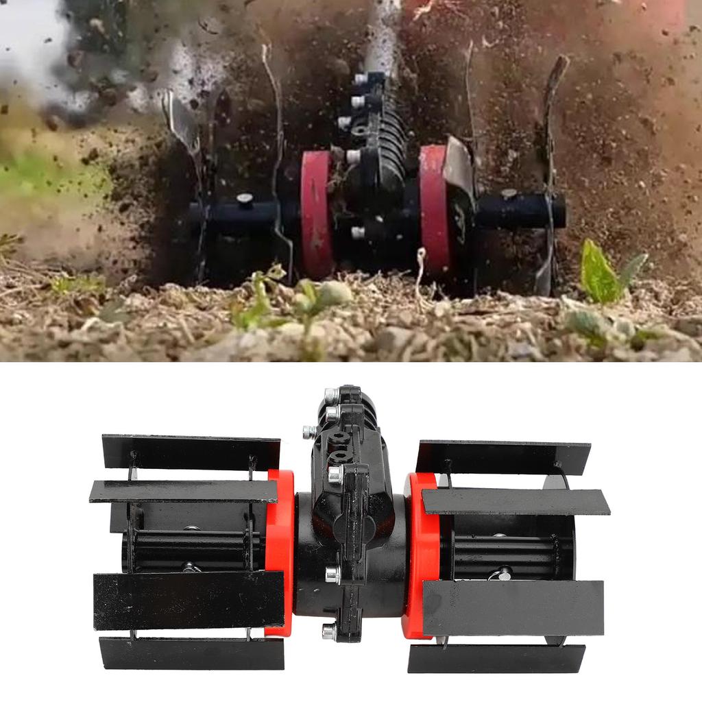 9 Tooth Grass Trimmer Weeding Wheel Trimmer  Plowing Wheel Garden Tiller Loose Soil Accessory Weeding  Plowing Wheel