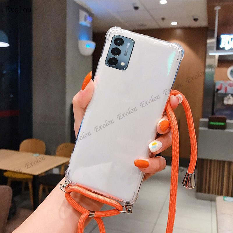 Crossbody Necklace Srap Cord Lanyard Case For POCO X8 Pro Max Shockproof Airbags Clear Soft TPU Cover For Xiaomi POCO X8 Pro X 8