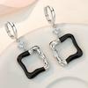 Personalized New Irregular Geometry Earrings Fashion Versatile French Earring Exaggerated 925 Silver Ear Buckle For Female