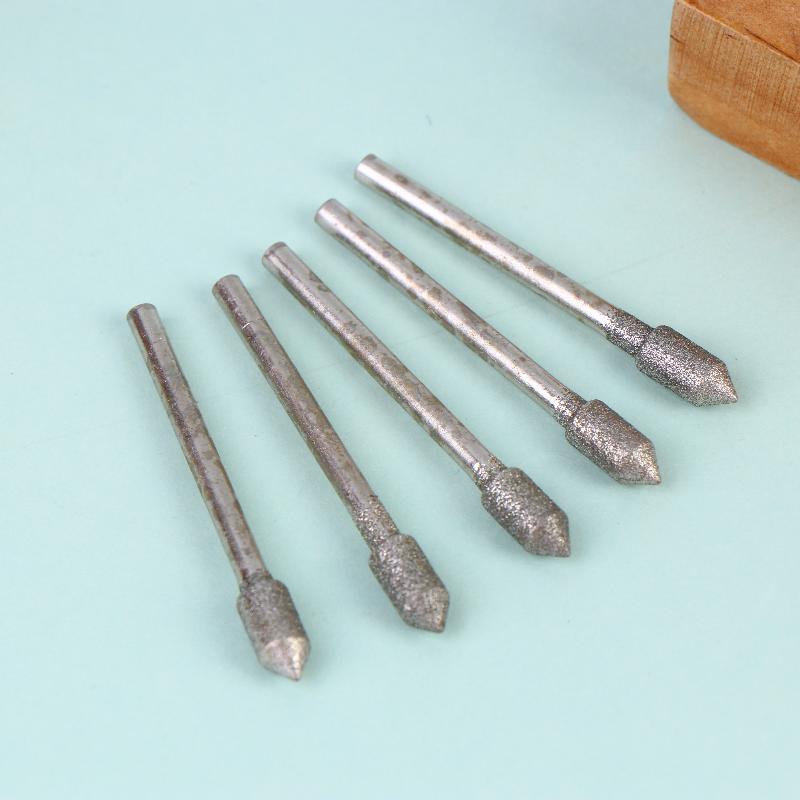 1 Set Reaming Drill Bit Shank Carving Needle Grinding Rods Mini Drill Engraving Drilling Tools Power Tools