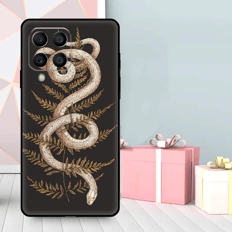 The Snake and Fern Case For Samsung Galaxy M16 M31 M21 M13 M33 M53 M15 M35 M55 M36 M56 M12 M32 M52 M14 M34 M54