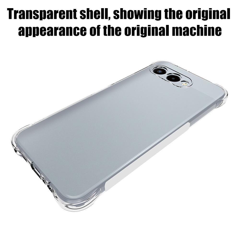 Clear Case For T-Mobile Revvl 8 5G, Transparent Shockproof Protective Cover, Anti-Scratch Anti-Yellowing Phone Shell