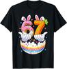 Easter Eggs Funny Bunny Six Seven 67 Memes 6 7 T-Shirt