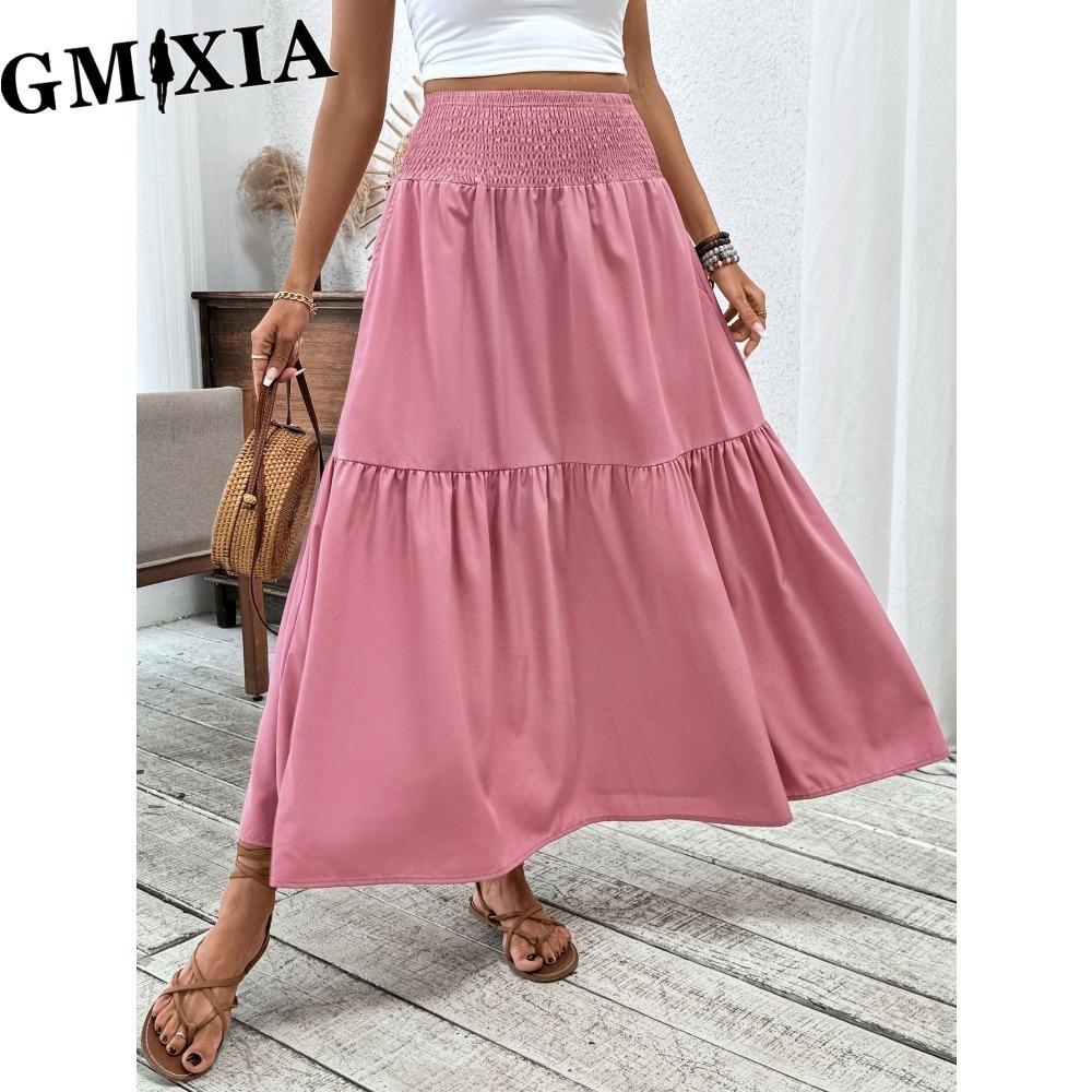 GMXIA Women's Fashion Leisure Casual Summer Spring Skirt