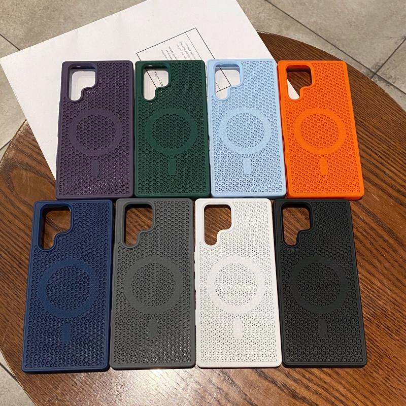 Honeycomb Grid Mesh Cooling Silicone Magnetic Case For Nubia RedMagic 11 Pro  Heat Dissipation Shell Phone Coque 11 Pro+ Cover