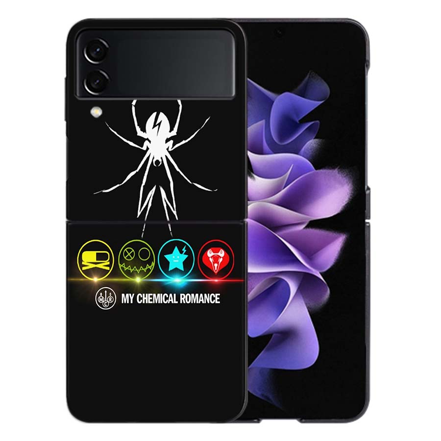 My Chemical Romance MCR Phone Case For Samsung Z Flip 6 7 5G Galaxy Z Flip 5 4 3 5G Cases Shockproof Hard Cover TPU