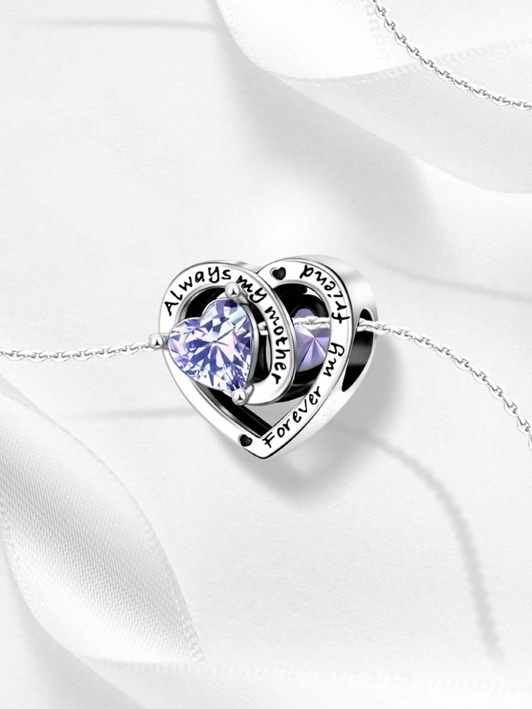 Charms Plata Birthstone Beads Charm Copper Plated Fit Charms Copperoriginal Bracelet For Jewelry Making Diy Charm