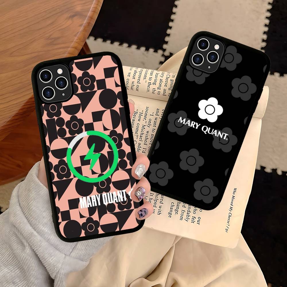 Fashion M-Mary Q-Quant For Magnetic Wireless Phone Case For IPhone 17 16 15 14 13 12 11 Pro Max Plus Mag Phone Cover