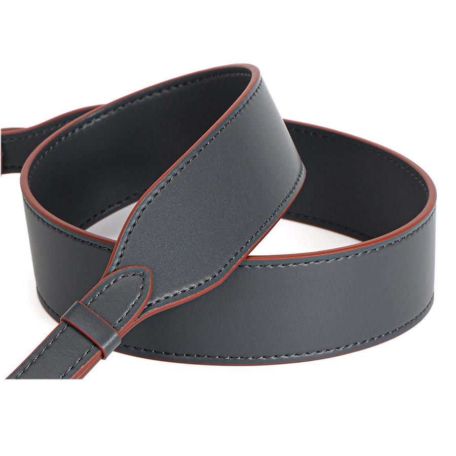 New Fashionable Cowhide Wide Shoulder Strap Universal Adjustable Length Shoulder Messenger Bag Replacement and Transformation Bag Strap Cross-border