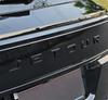 Passend für Jetour Shanhai T1 2024 2025 Auto Motorhauben-Logo-Aufkleber Modifikation Auto Außenzubehör Auto Kofferraum Buchstabenaufkleber