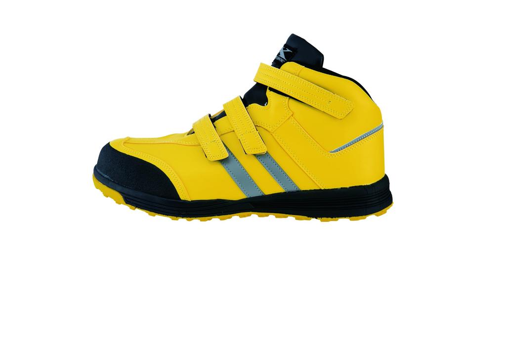 Safety Work 85208 JSAA Class Peel Shock Mid Reflective [Xebec] Boty, Boty, Tenisky, A, Prevence, Absorpce, Střih, Materiál, Žlutá, 25,5 cm