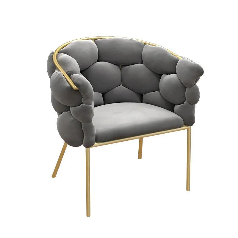 Nordic Dining Chair Accent Office Salon White Lounge Modern Chair Bedroom Kitchen Occasional Sillas Furniture