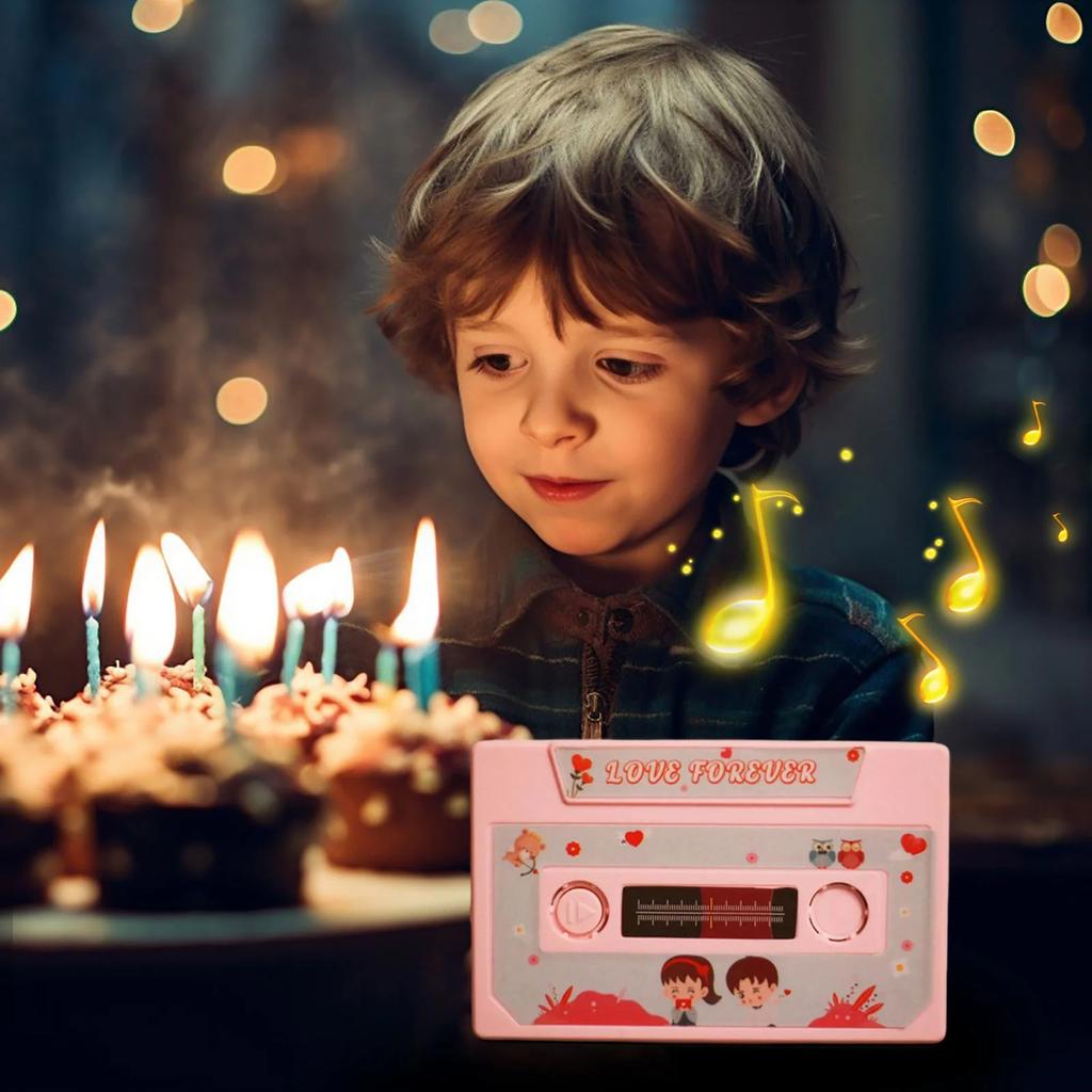 Recordable Cassette Tape, A Valentine's Day Gift—a 60-second Voice Message Recorder, Perfect For Anniversaries And Birthdays