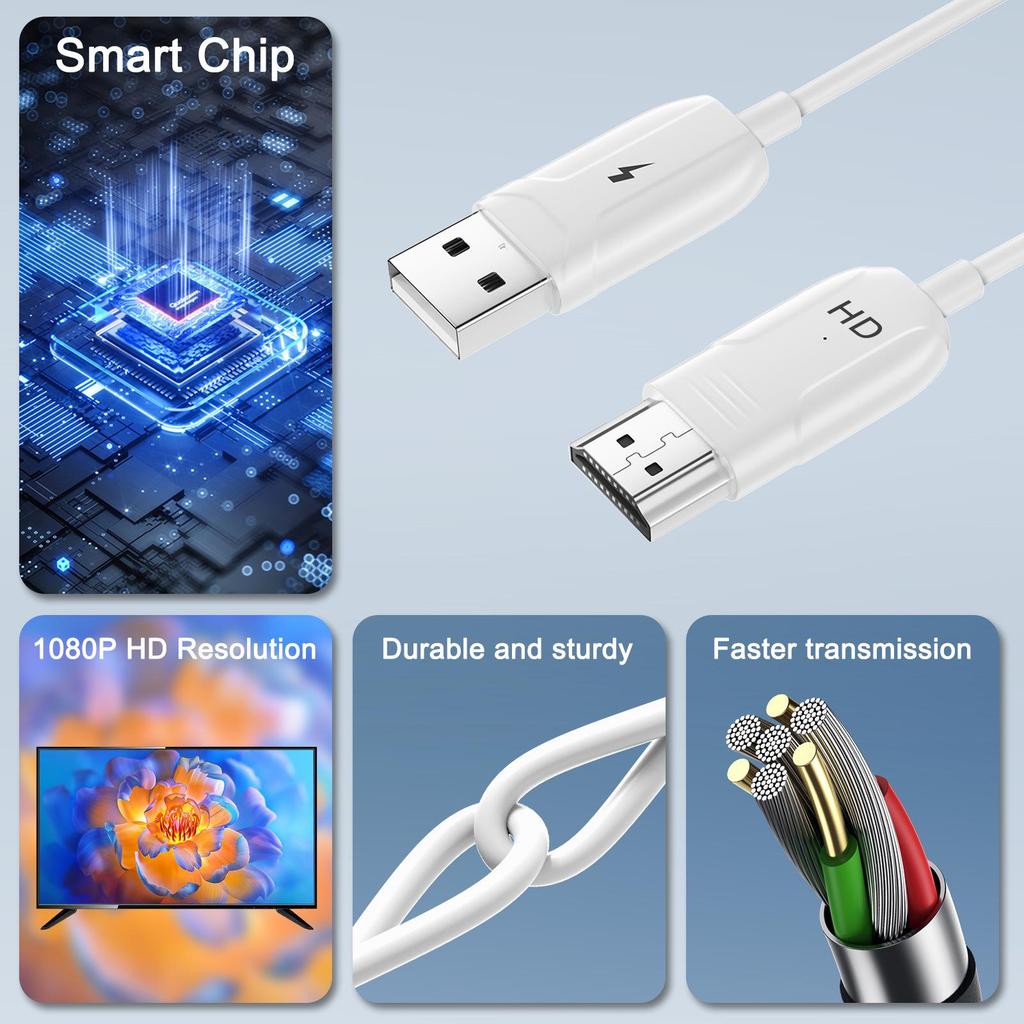 HDMI Wireless Extender for Mobile, Tablet, Laptop, TV – HD Screen Mirroring Device
