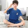 Baby Boys Pajamas Summer Short Sleeved Children's Clothing Sleepwear Teen Pajama Cotton Pyjamas Sets for Kids 6 8 10 12 14 Years
