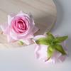 Artificial Rose Flower Head Soft 1.5" Real Touch Small Fake Flower Head for DIY Crafts Wedding Centerpieces Bridal Shower Party Home