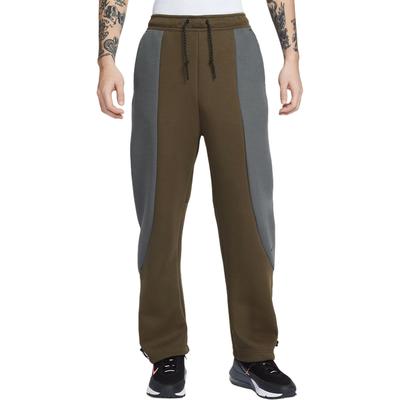 FW25 Tech Fleece Kleurblok Eenvoudig Vetersluiting Los Fleece Broek Heren onderkleding IF1324-212
