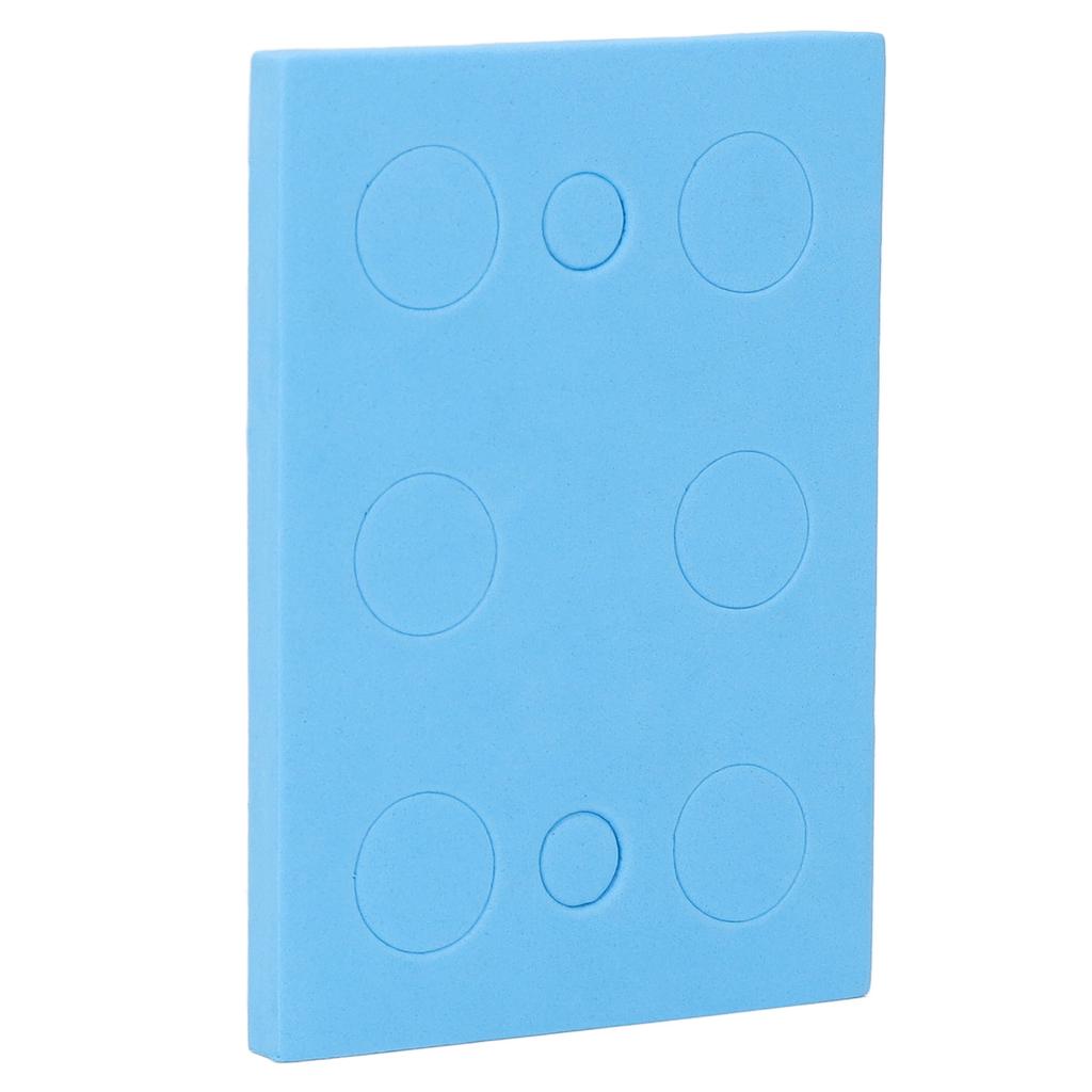 Foam Tube Rack Rectangle High Density Floating Foam Centrifuge Tube Holder for Laboratory Blue 8
