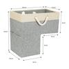 BAAU Stair Basket For Stairs,Foldable Staircase Basket With Thick Cotton Rope Handles, Stair Baskets For Carpeted