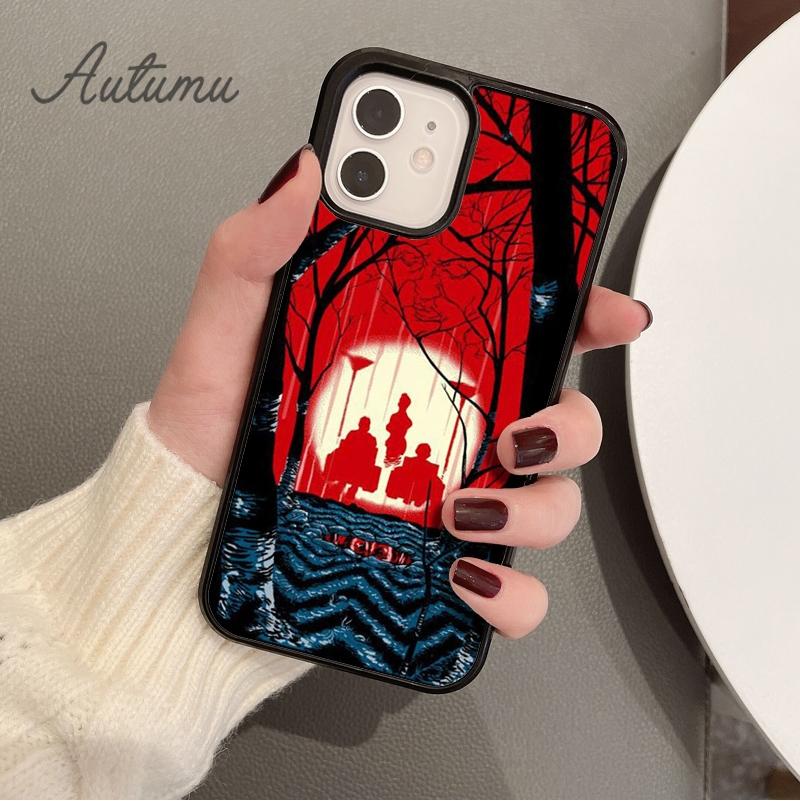 TWIN PEAKS TV-Show-Telefonhülle für iPhone 11 12 13 14 Pro Max Mini X XR XS SE 2020 6S 7 8 Plus Samsung Galaxy S21 S22 Cover Shell