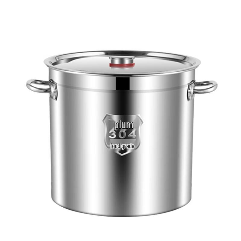 Commercial Grade 304 Stainless Steel Stockpot 50cm Diameter x 50cm Height