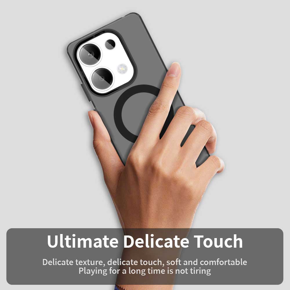 For Poco M6 Pro / M6 4G Case Magsafe Wireless Charging Case For Xiaomi PocoM6 M6Pro Poko Little M6 Pro M 6 Magnetic Candy Cover
