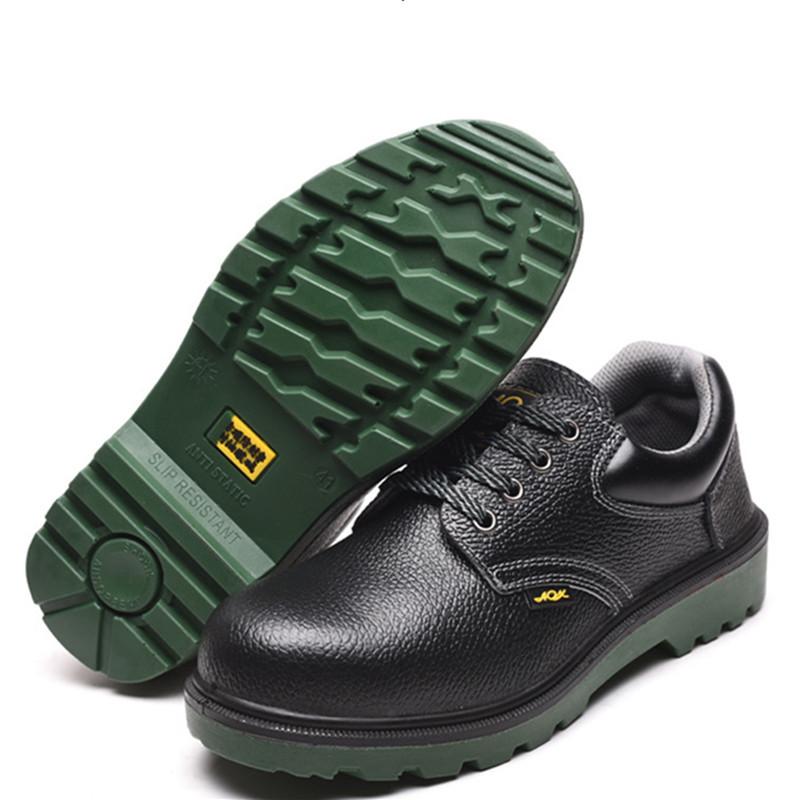 Labor Protection Shoes Men's Anti-Smashing and Anti-Penetration Lightweight Non-Slip Casual Wearproof Oil-Resistant Safety Work Protective Footwear