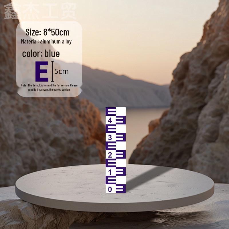 Stainless Steel & Aluminum Water Depth Measuring Ruler