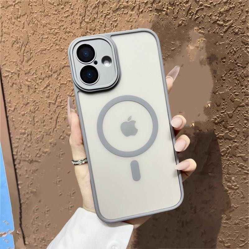 Applicable To Apple 17 Yadun Frosted Skin Sensitive Magnetic Suction Phone Case IPhone 16 Full Pack Lens Film Protection Case