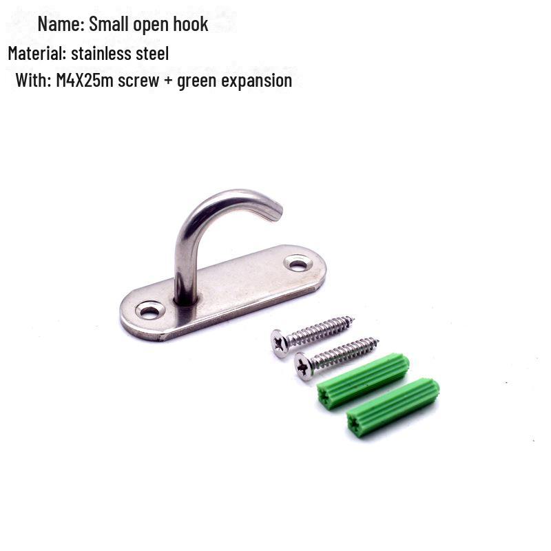 Pogrubiony Stal Nierdzewna Pierścień do Ciągnięcia Wentylatora Sufitowego Hak Owalny do Worków z Piaskiem i Ekranów Projekcyjnych